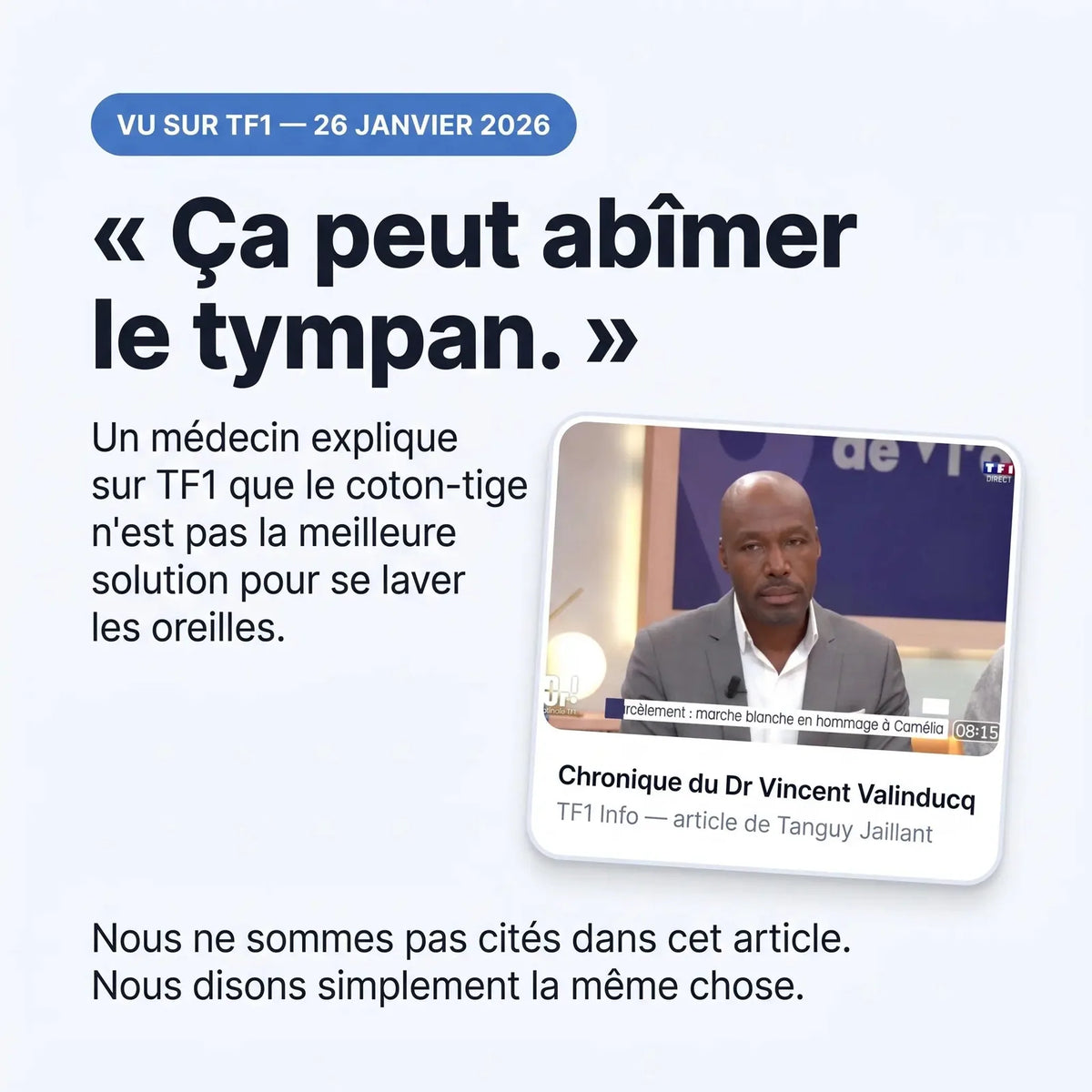 Nettoyeur d'Oreille Adhésif